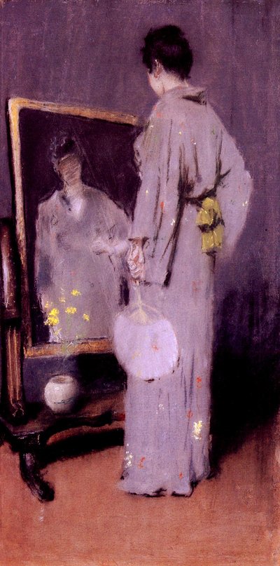 Making Her Toilet by William Merritt Chase